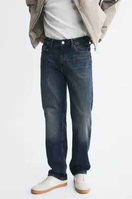 Regular Jeans - Bleu denim foncé — photo 1