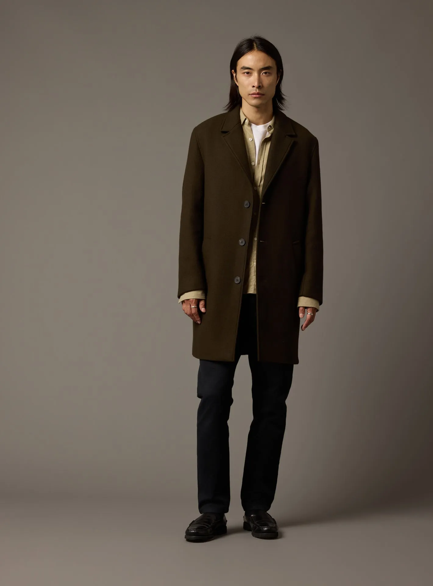 Manteau Alden Dark Khaki