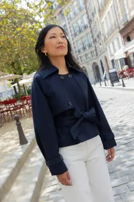 Trench Patricia - marine — photo 3