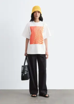 T-shirt imprimé et décontracté - Blanc/Imprimé — photo 2