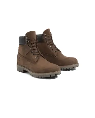 Premium 6 Inch Lace Up Waterproof Boot Brown Homme — photo 2