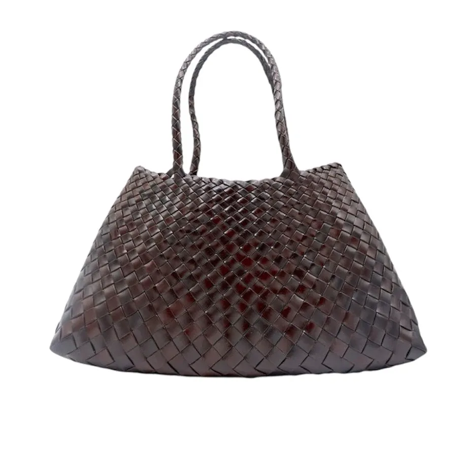 Sac Santa Croce big  dark brown - DRAGON DIFFUSION