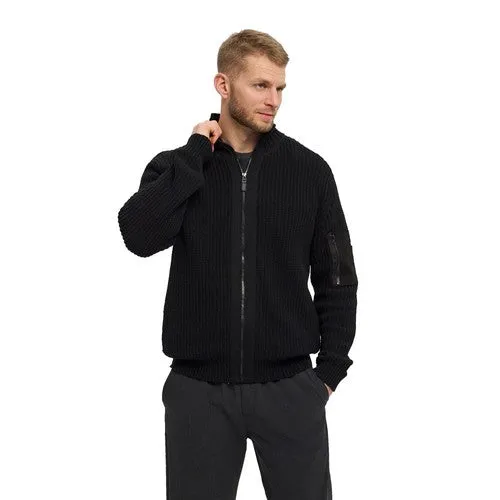 NORTH GILET COTON MAILLE Noir