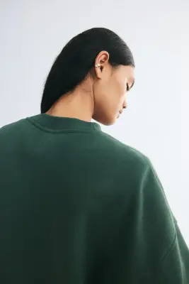 Sweat avec motif imprimé - Vert/Paris — photo 4