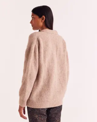 Pull Théodore beige — photo 4