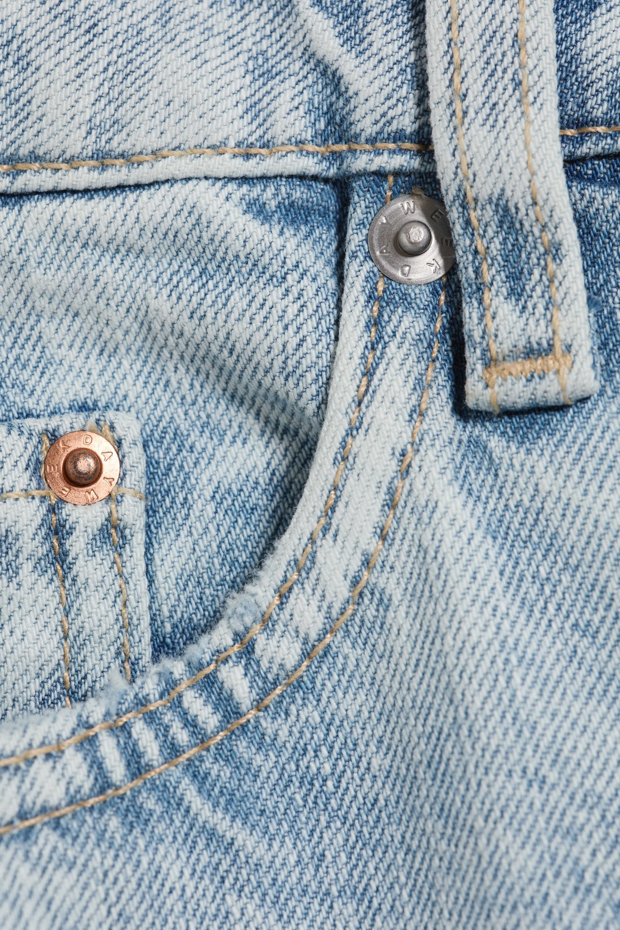Jean droit standard taille mi-haute Laika - Dream Blue – Bleu clair