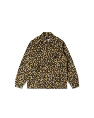 Coverall Jacket Washed Leopard Camo Duck — photo 1