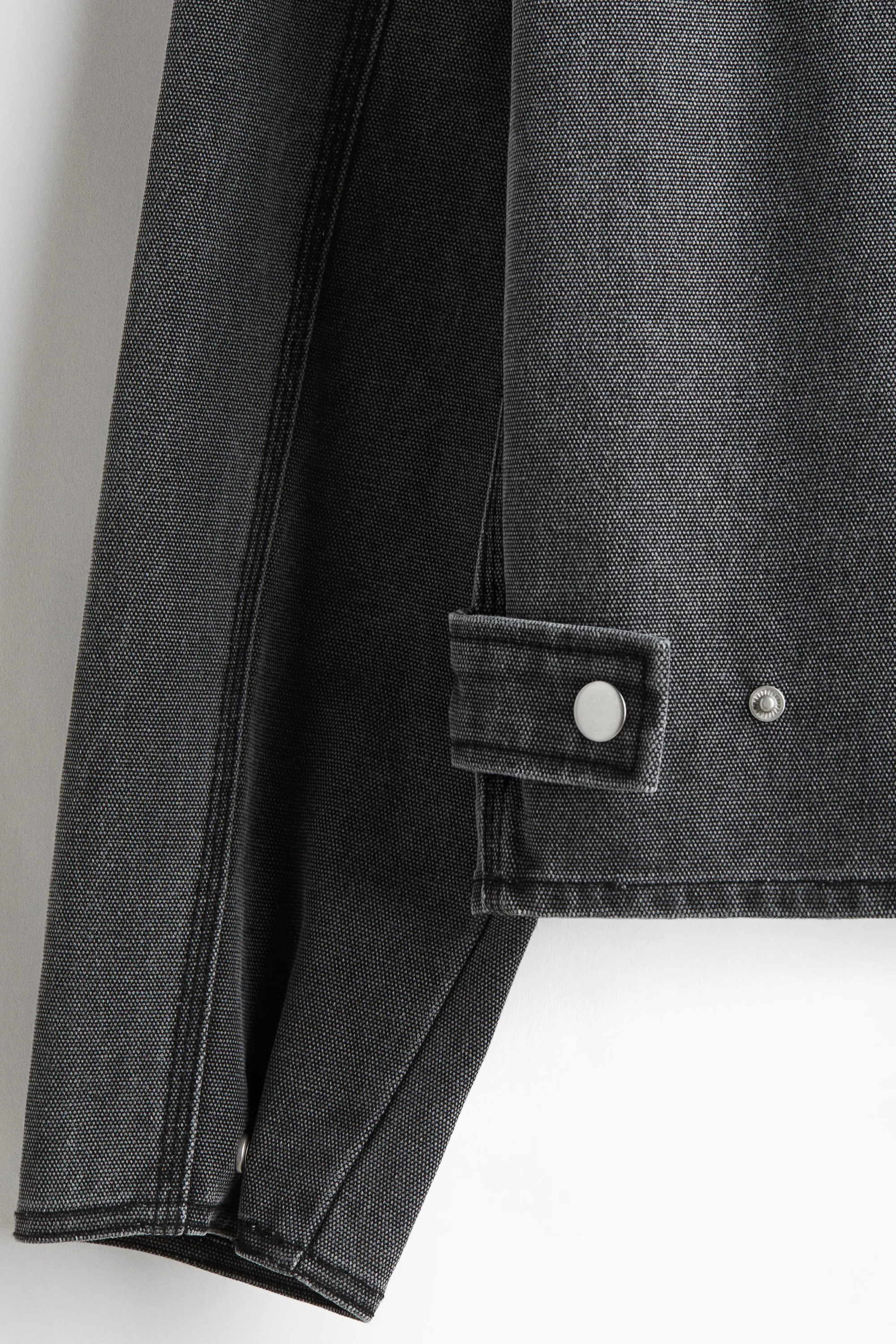 Veste workwear en toile - Noir vintage