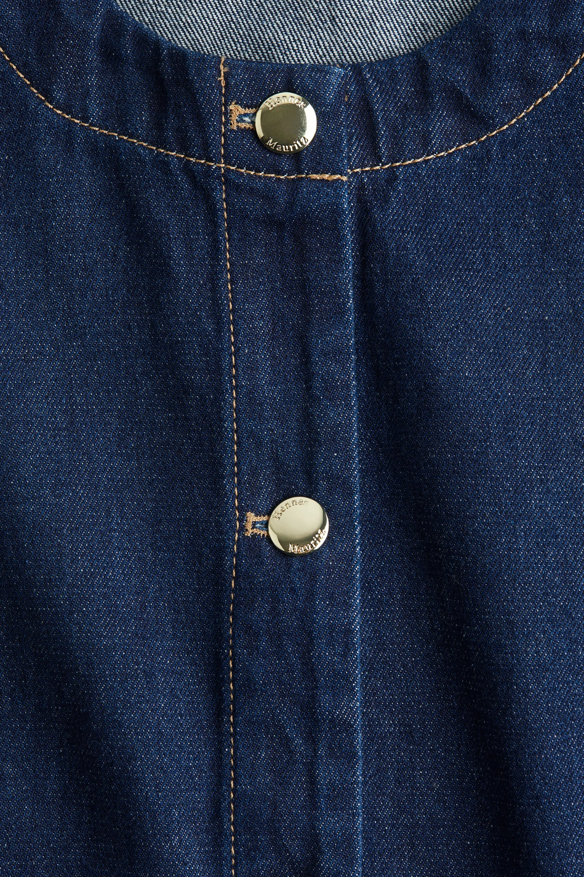 Gilet sans manches en denim - Bleu denim foncé
