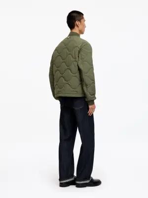Veste doublée matelassée - Vert kaki — photo 3