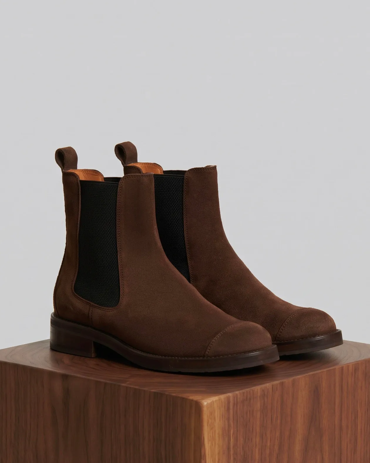Bottines Harry nubuck chocolat