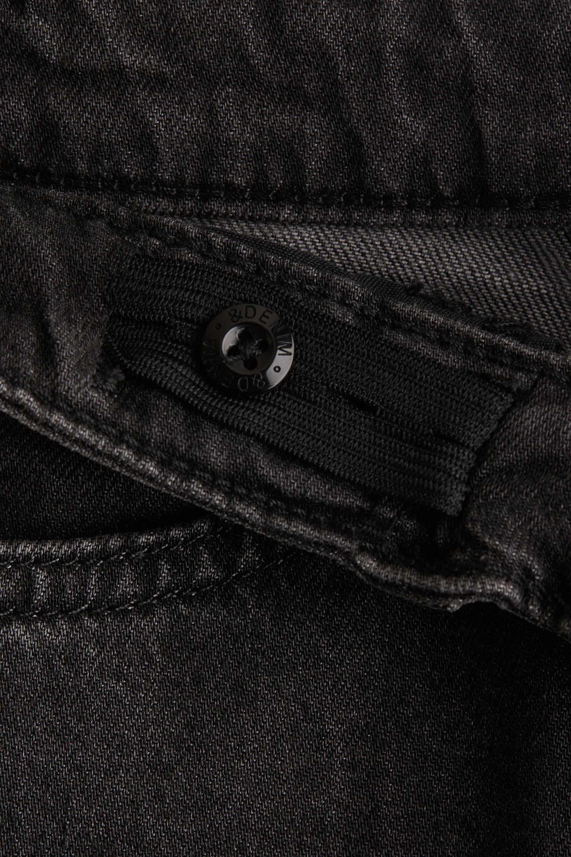 Short en denim - Noir