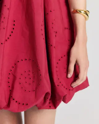 Robe Cleophee rouge — photo 5