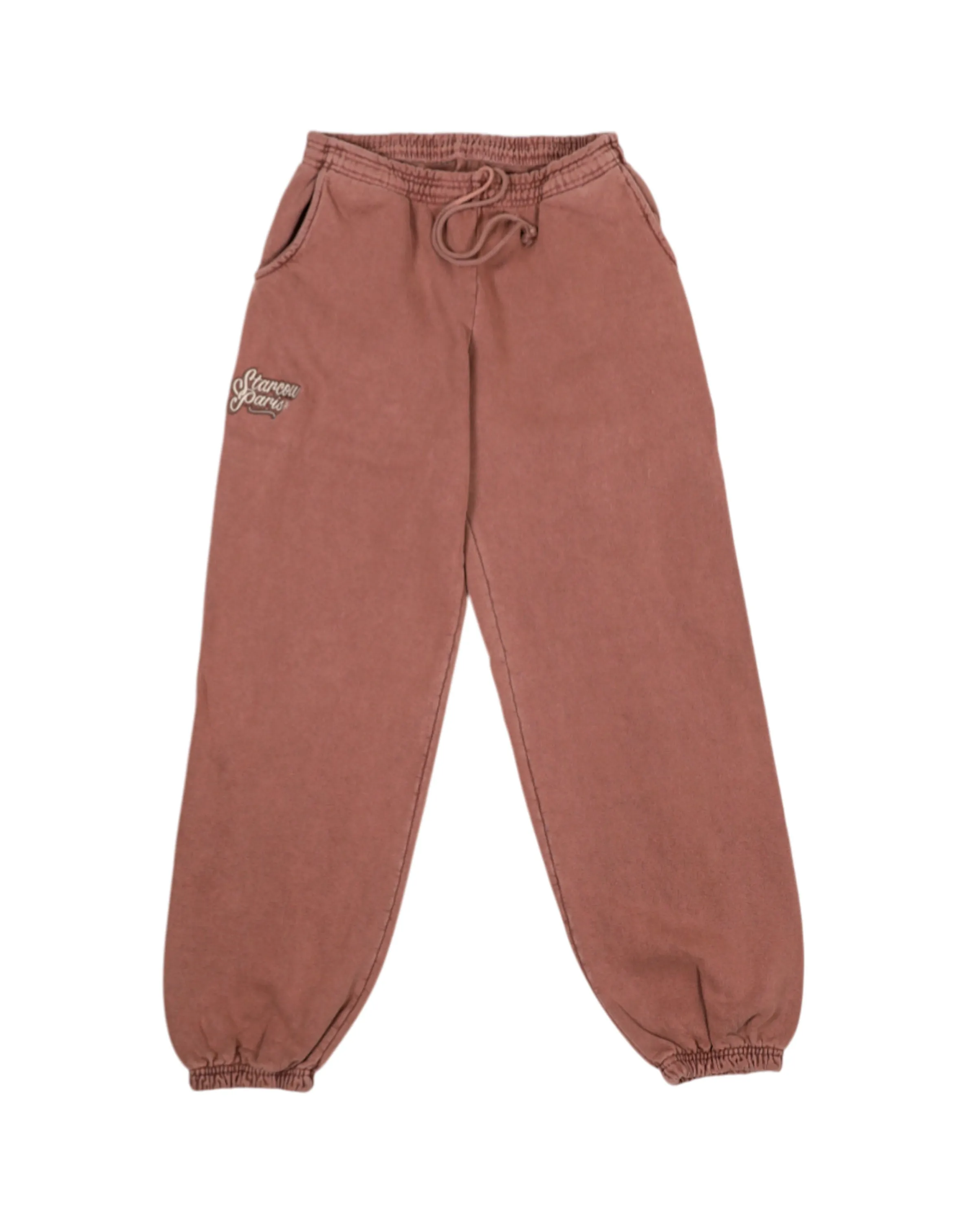 x With Vivid Color Fleece jogg Pant Brown