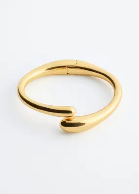 Bracelet manchette - Doré — photo 1