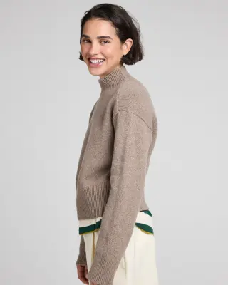 Pull Ariana taupe — photo 3