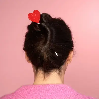Pic à cheveux Sucette Coeur Coucou Suzette — photo 1
