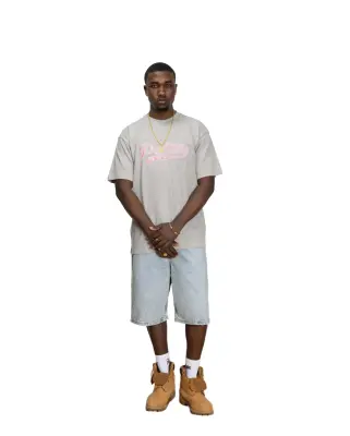 Patta Logo Tail T-Shirt Sports Grey Heather — photo 4