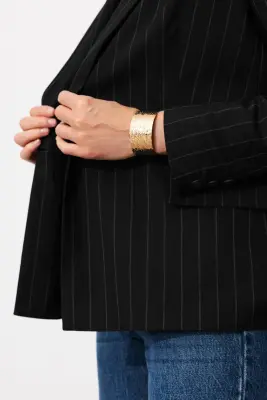 Veste de tailleur rayée Femme — photo 5