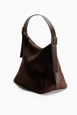 Sac porté épaule - Marron foncé — photo 1
