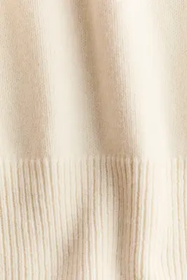 Polo en maille fine - Crème — photo 4