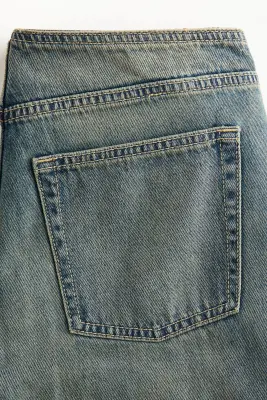 Baggy Low Jeans - Bleu denim — photo 5