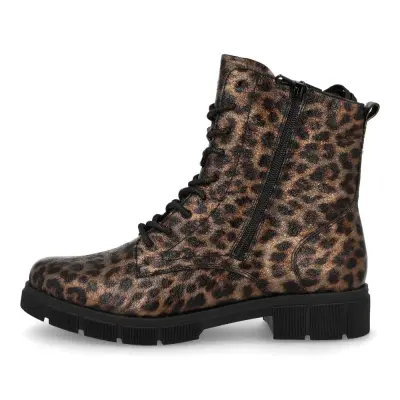 Bottines Remonte D2S72-90 Léopard - Lacets Zip Grande Pointure Femme — photo 2