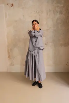 Bergfabel – MATILDE SKIRT BFWSK179/ K169 – MICRO CHECK — photo 3