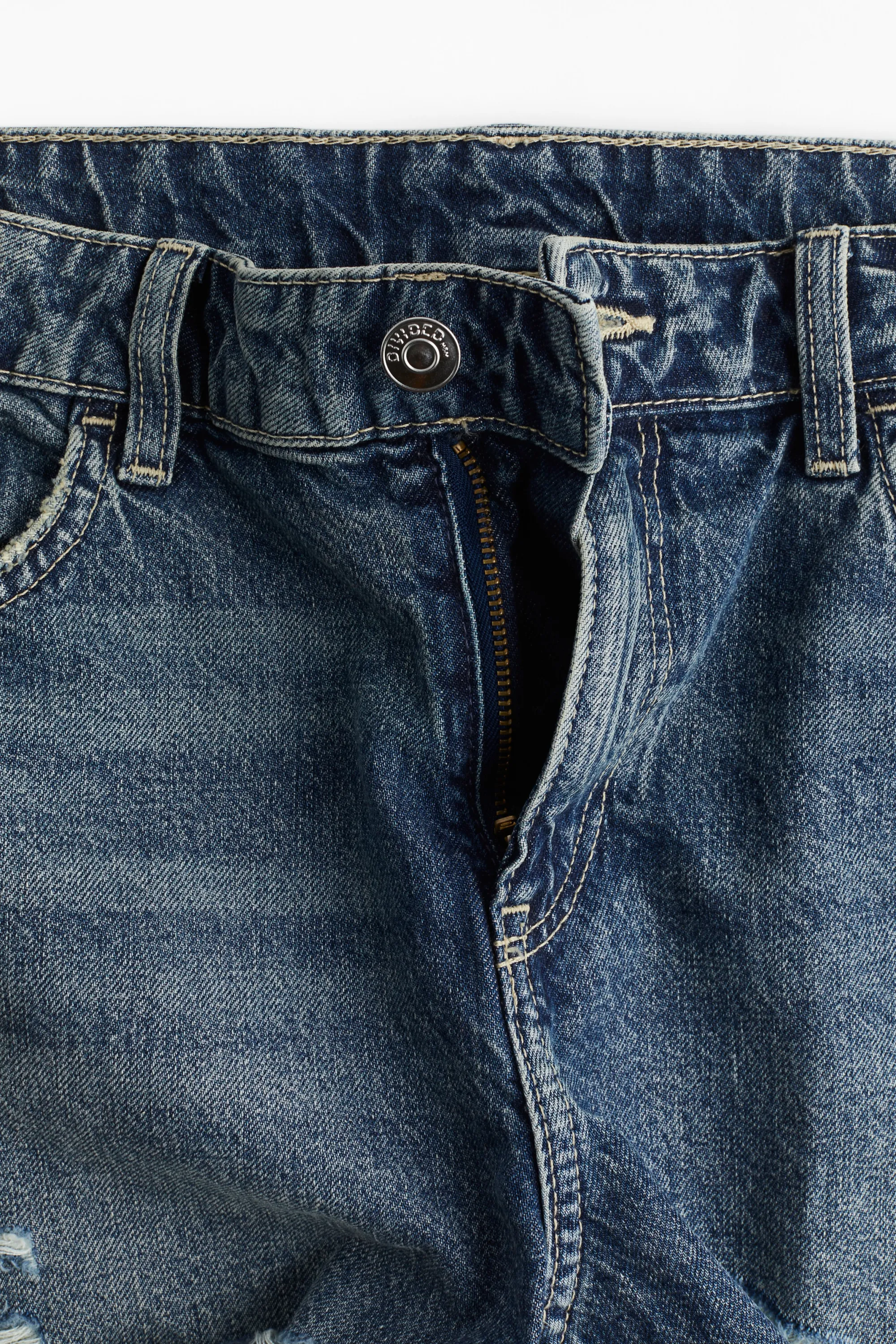 Short Regular en denim - Bleu denim