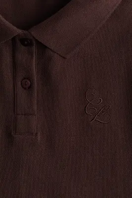Polo de sport Loose Fit - Marron chaud — photo 4