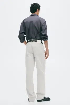 Straight Regular Jeans - Blanc denim — photo 2