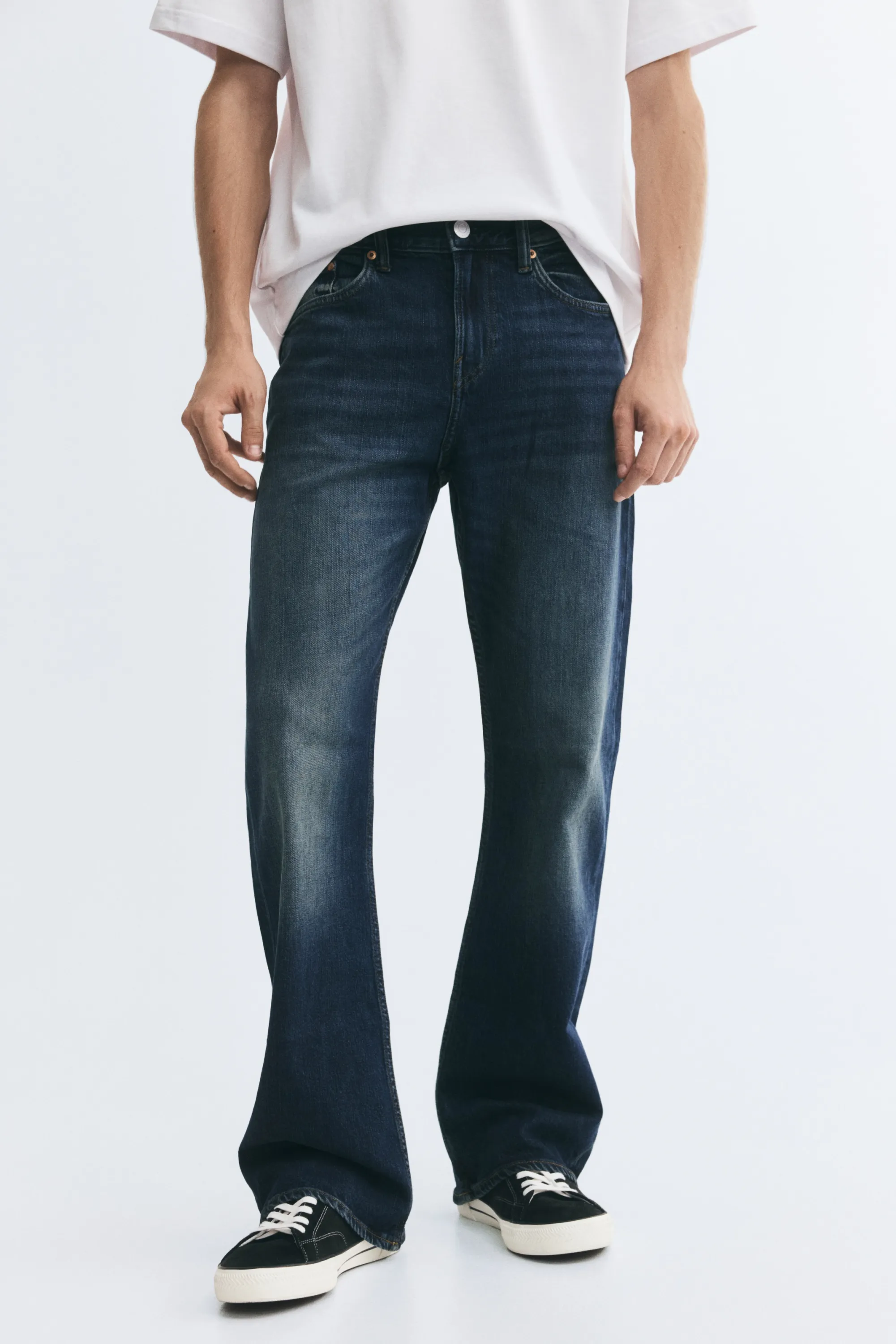 Slim Bootcut Jeans - Bleu denim foncé