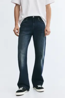 Slim Bootcut Jeans - Bleu denim foncé — photo 1