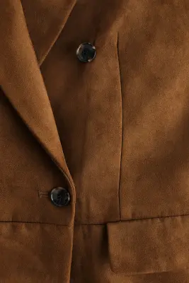 Blazer à fermeture croisée - Marron — photo 5