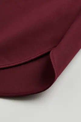 Jupe en satin - Bordeaux — photo 1