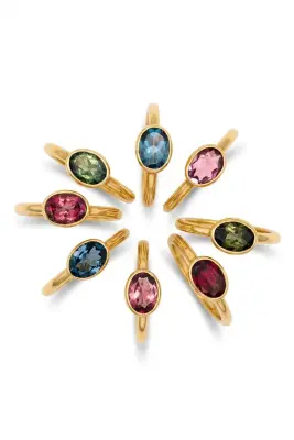 Bague Vermeil — Pierre Naturelle Tourmaline — photo 4