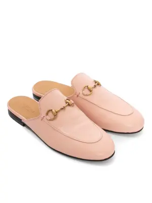 Mules Princetown plates en cuir rose bonbon mors dorés Prix boutique 820€ Taille 36 — photo 2