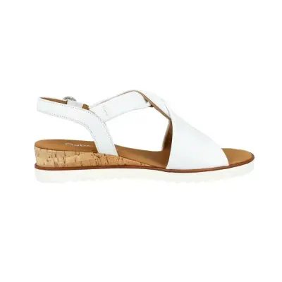 Sandales Gabor 62.751.50 Blanches - Lacets Grande Pointure Femme — photo 3