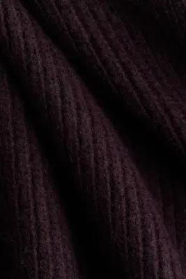 Pull sans manches loose avec col cheminée - Violet foncé — photo 4