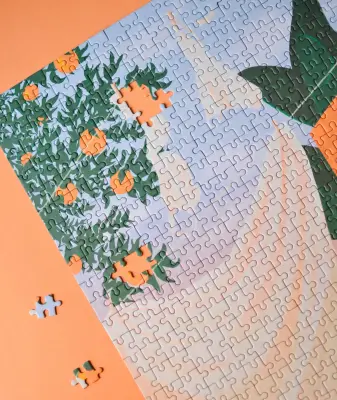 Puzzle 500 pièces La petite danse du linge – Jour Férié — photo 4