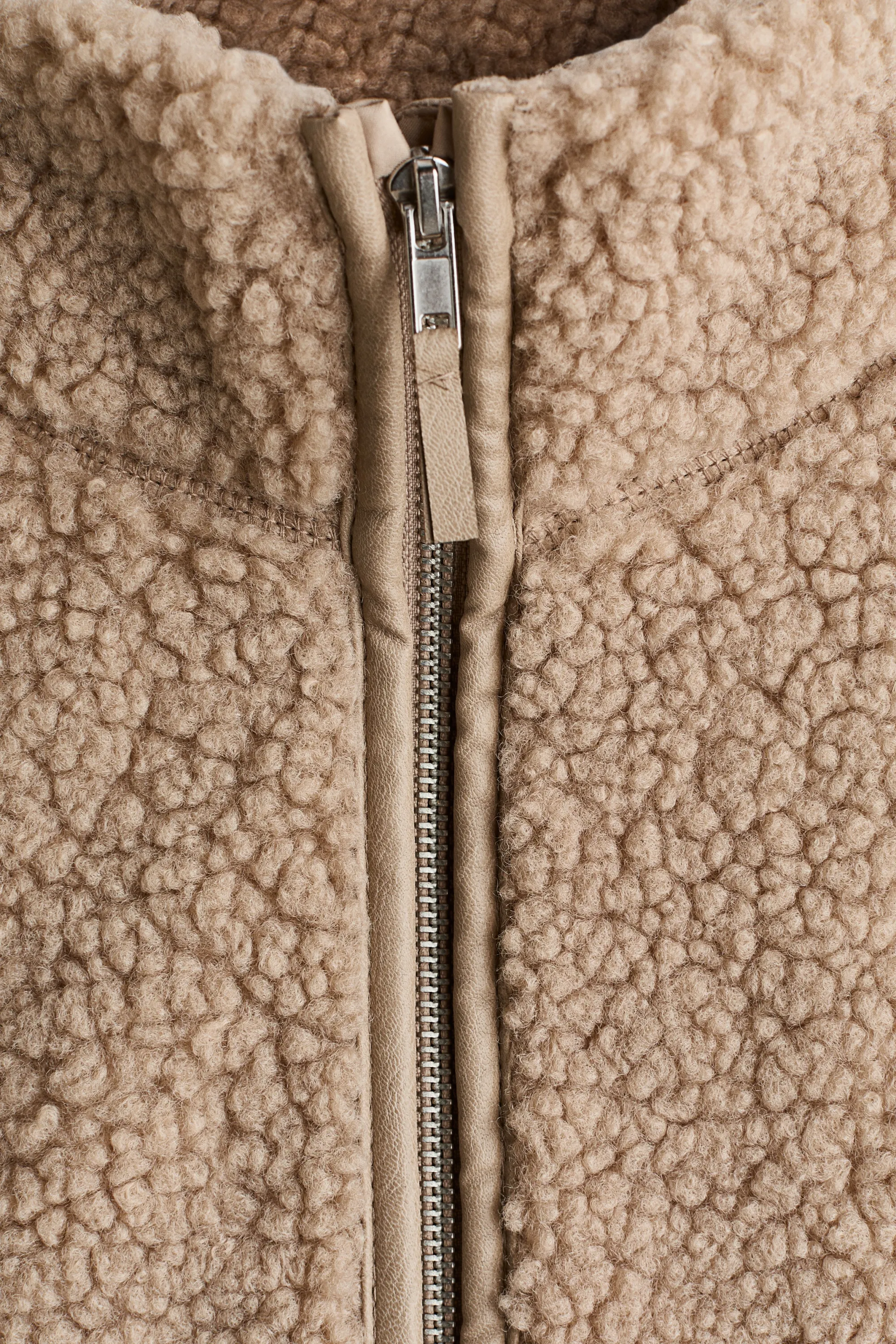 Veste en tissu Teddy bear - Beige