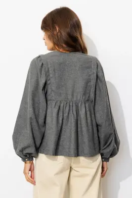 Blouse brodée Femme — photo 4