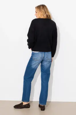 Pull col V Femme — photo 4