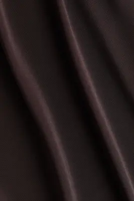 Pantalon ballon avec taille élastique - Marron foncé — photo 2