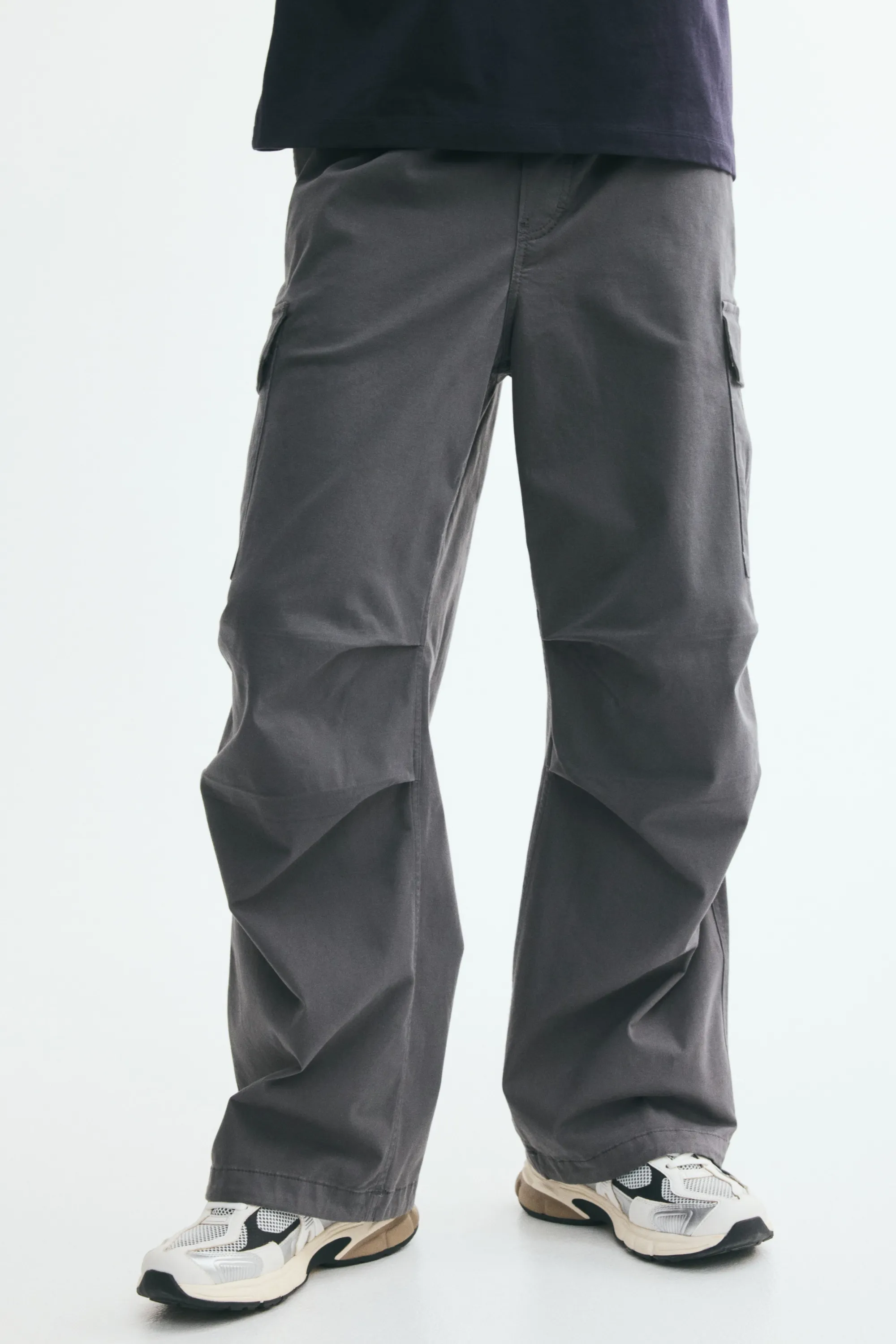 Pantalon cargo Loose Fit - Gris foncé