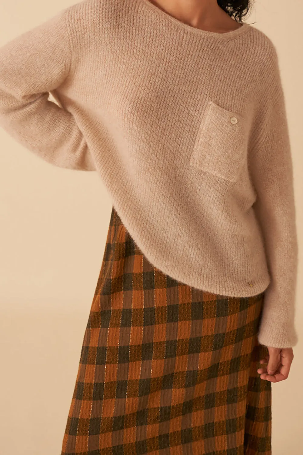 pull doctave beige chine