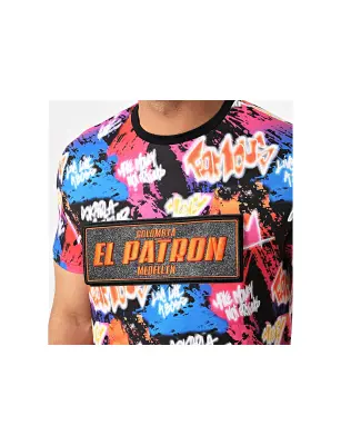 Tee shirt skr Plata o plomo Néon multicolore — photo 2