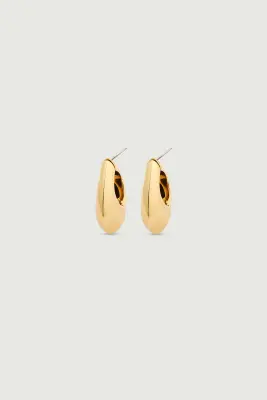 BOUCLES D'OREILLES MAXI DORÉ — photo 2