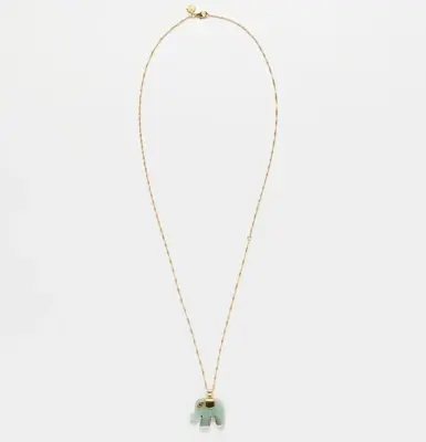 Nouveau ! BOHEMIAN RHAPSODIE PARIS Collier Dumbo Amazonite — photo 3