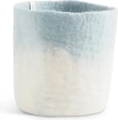 Cache-pot ombré en laine 14 cm – Aveva — photo 6